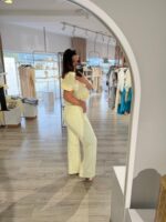 CALÇA AMARELO CLARO EM JEANS PONTO CHIC - Image 2