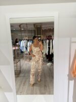 CONJUNTO CALÇA E TOP ESTAMPADO CASTANHO PONTO CHIC - Image 4