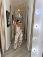 CONJUNTO CALÇA E TOP ESTAMPADO CASTANHO PONTO CHIC - Image 5