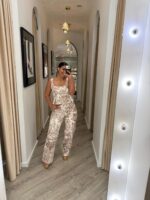 CONJUNTO CALÇA E TOP ESTAMPADO CASTANHO PONTO CHIC - Image 6