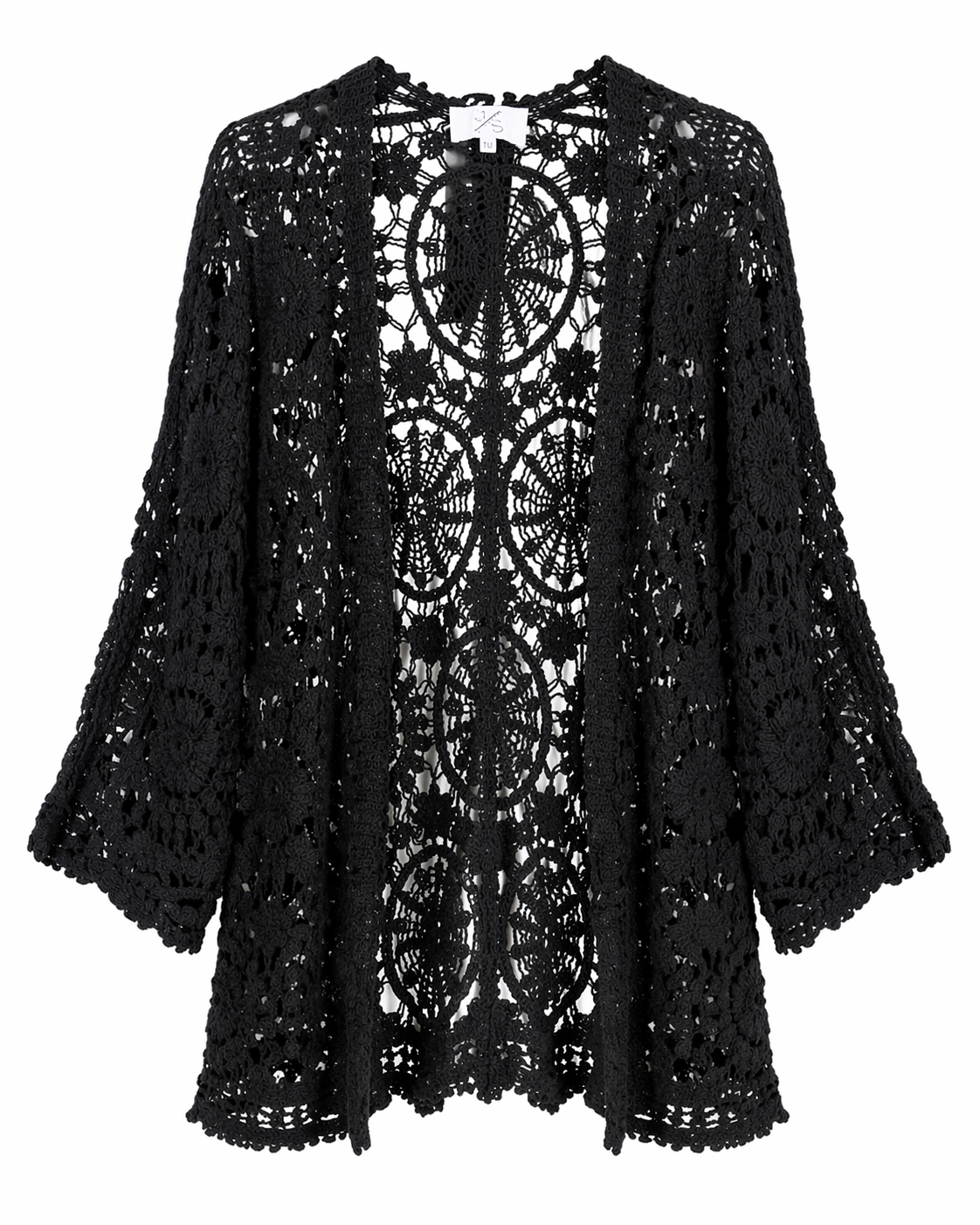 b93c415a-9780-498c-b216-05a8ef4f8ca5 KIMONO EM RENDA PRETO PONTO CHIC - Image 1