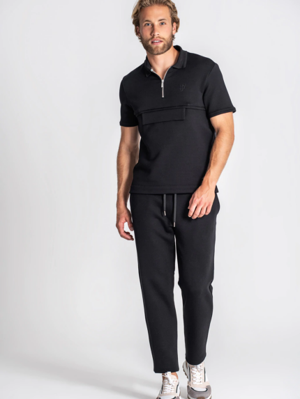 ANORAK PRETO COM FECHO FALCÃO JEF