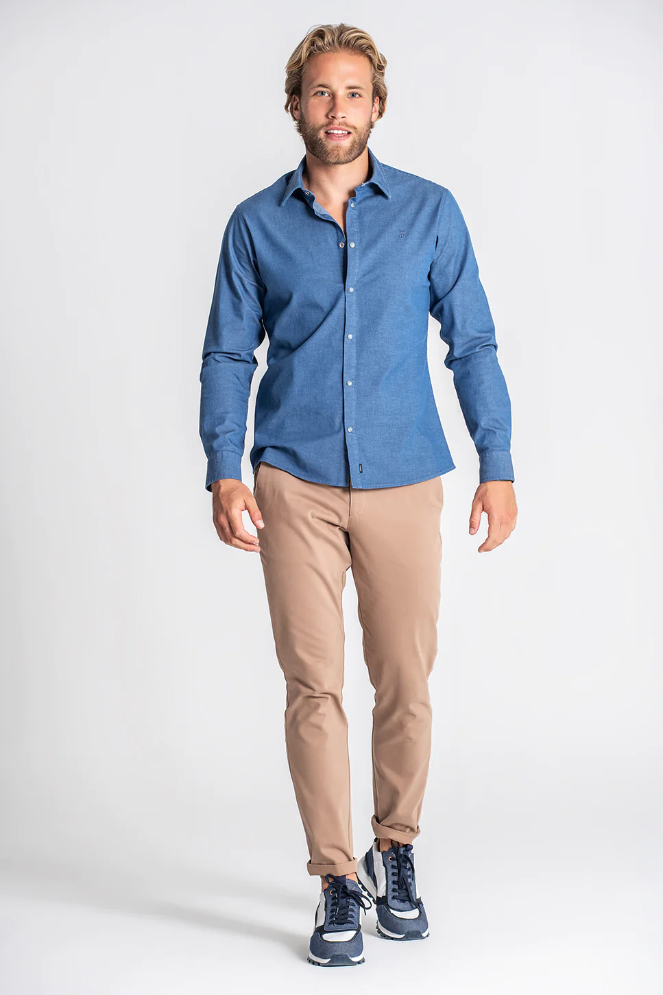 filipe_azul-denim_2 CAMISA FILIPE AZUL JEF - Image 1