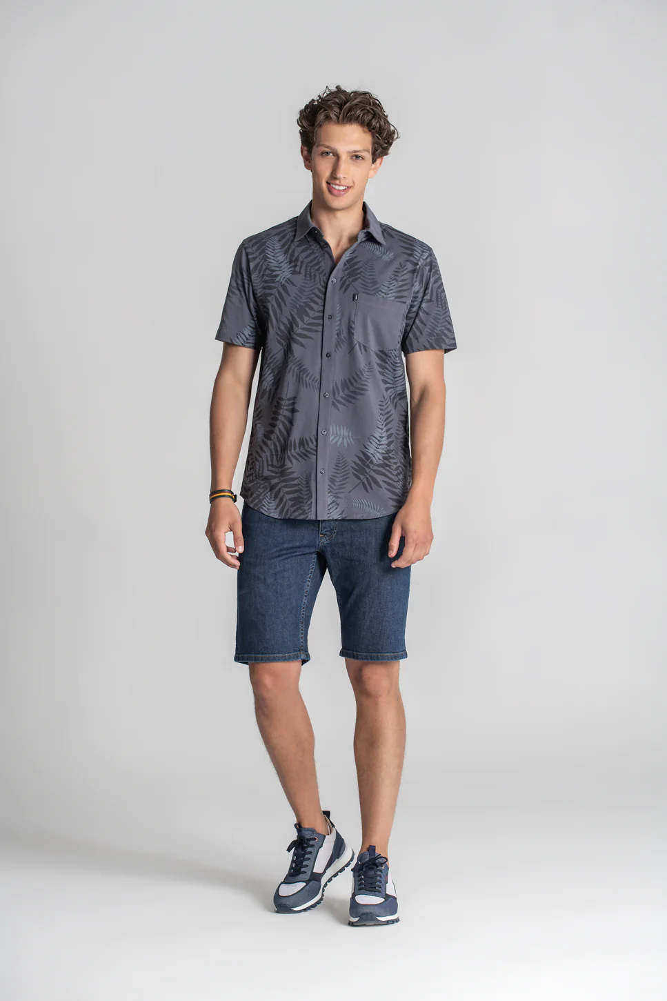 hermes_cinza_2 CAMISA PADRÃO TROPICAL HERMES JEF - Image 1