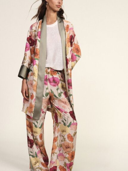 CALÇA FLORAL MULTICOLOR DIXIE