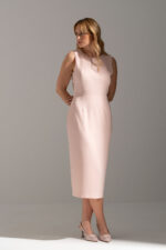 VESTIDO MIDI ROSA COM DECOTE NAS COSTAS FERRACHE - Image 2