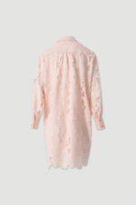 VESTIDO ROSA CURTO EM RENDA FERRACHE - Image 5