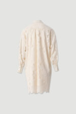 VESTIDO BEGE CURTO EM RENDA FERRACHE - Image 5