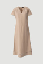 VESTIDO MIDI BEGE MINIMALISTA FERRACHE - Image 3