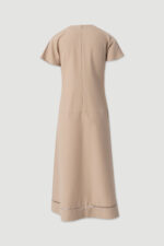 VESTIDO MIDI BEGE MINIMALISTA FERRACHE - Image 4