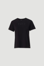 T-SHIRT PRETA LOGÓTIPO BORDADO FERRACHE