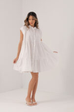 VESTIDO CAMISEIRO BRANCO FERRACHE