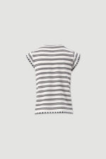 CAMISOLA BRANCA E PRETA ÀS RISCAS FERRACHE - Image 2