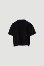 T-SHIRT PRETA COM BORDADO FERRACHE - Image 2