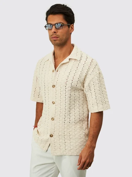 CAMISA RENDADA CRU ZOLF