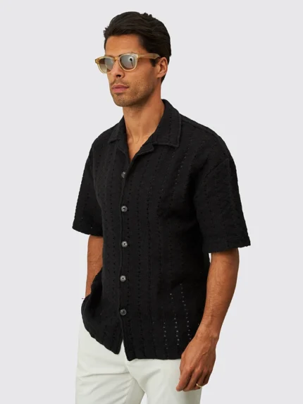 CAMISA RENDADA PRETO ZOLF