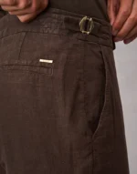CALÇA DE LINHO CACAU COM FIVELA ZOLF - Image 2
