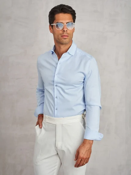 CAMISA AZUL CLARO GOLA ELEGANCE ZOLF