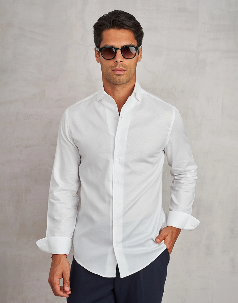 261903000_Camisa-Gola-Elegance_branco_1 CAMISA BRANCA GOLA ELEGANCE ZOLF - Image 1
