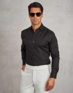 CAMISA PRETA GOLA ELEGANCE ZOLF - Image 2