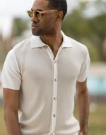 CAMISEIRO TRICOT ESTRUTURA ESPINHA BRANCO ZOLF - Image 2