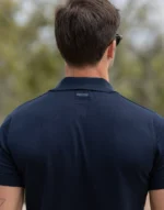 POLO TRICOT MALHA FINA AZUL ZOLF - Image 2