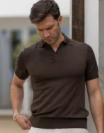 POLO TRICOT MALHA FINA CACAU ZOLF