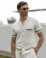 CAMISEIRO TRICOT COM BOLSO CRU ZOLF