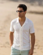 CAMISEIRO TRICOT DE MALHA FINA BRANCO ZOLF