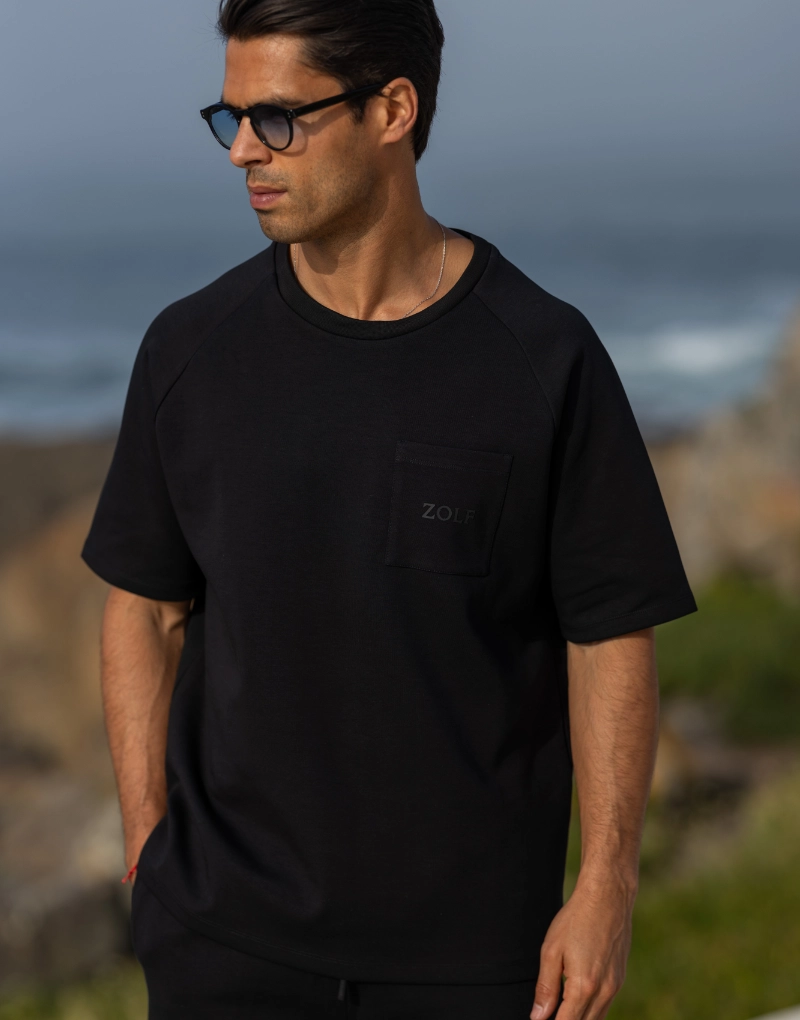 262503007_T-shirt-Comfort_preto_2 T-SHIRT CONFORT PRETO ZOLF - Image 1