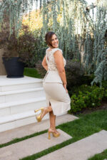 VESTIDO MIDI BORDADO COM APLICAÇÕES FLORAIS PONTO CHIC - Image 2