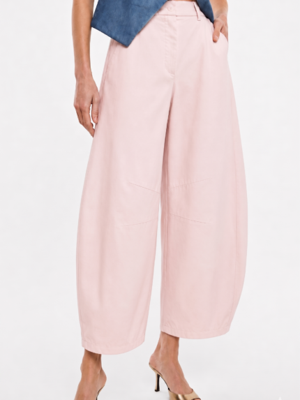 CALÇA ROSA DE ALFAIATARIA PONTO CHIC