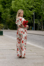 TOP FLORAL BRANCO E VERMELHO IMPERIAL - Image 5