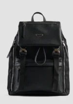 MOCHILA PRETA EM NYLON E DETALHES EFEITO PELE ANTONY MORATO - Image 3