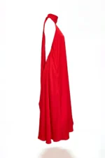 VESTIDO HALTER ACETINADO VERMELHO SAHOCO - Image 4