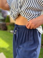 CALÇA FLUIDA AZUL MARINHO PONTO CHIC - Image 3