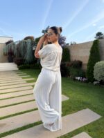 CALÇA FLUIDA BEGE PONTO CHIC - Image 3