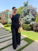 CONJUNTO AZUL MARINHO FLUIDO PONTO CHIC - Image 4