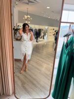 VESTIDO BRANCO EM RENDA COM CINTO PONTO CHIC - Image 2