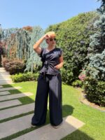 CONJUNTO AZUL MARINHO FLUIDO PONTO CHIC - Image 2