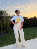 T-SHIRT BRANCA “SUMMER VIBES” DIXIE - Image 3