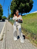 TOP CRUZADO BRANCO COM BOLAS DIXIE - Image 2