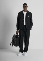 MOCHILA PRETA EM NYLON E DETALHES EFEITO PELE ANTONY MORATO - Image 2