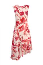 VESTIDO MIDI ESTAMPADO FLORAL COM DECOTE DRAPEADO SILVINA CAMPOS - Image 6