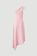 VESTIDO ROSA ASSIMÉTRICO COM DECOTE ASSIMETRICO FERRACHE - Image 7