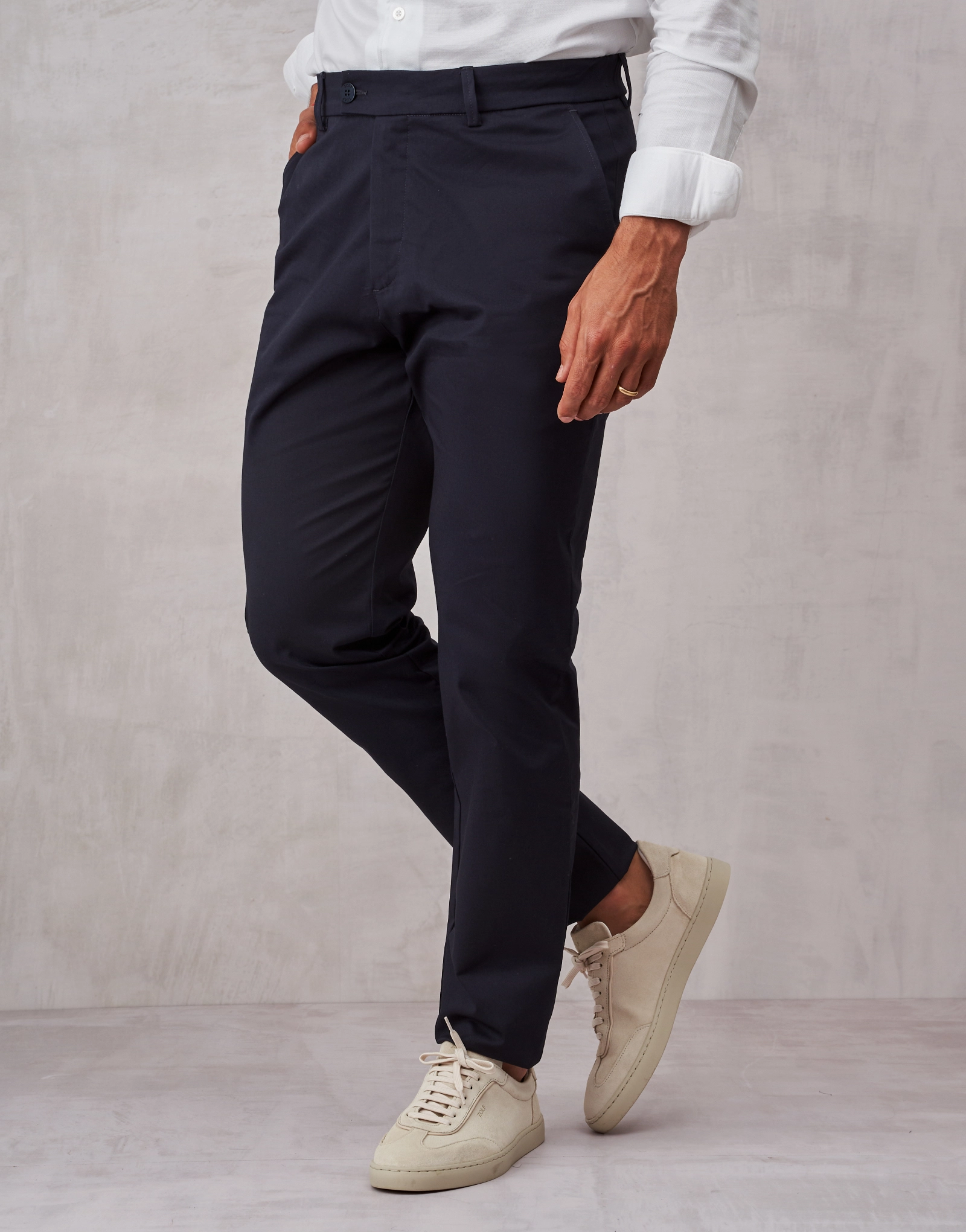 261703000_Calca-Chino_azul_1 CALÇA CHINO AZUL ZOLF - Image 1