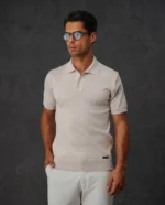 POLO LÃ MERINO EXTRA FINO BEGE ZOLF - Image 2