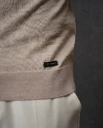 POLO LÃ MERINO EXTRA FINO BEGE ZOLF - Image 4