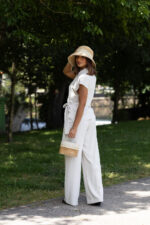 BLUSA BEGE TRESPASSE COM LAÇO RINASCIMENTO - Image 5