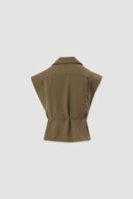 BLUSA VERDE FLUIDA COM CINTO FERRACHE - Image 5
